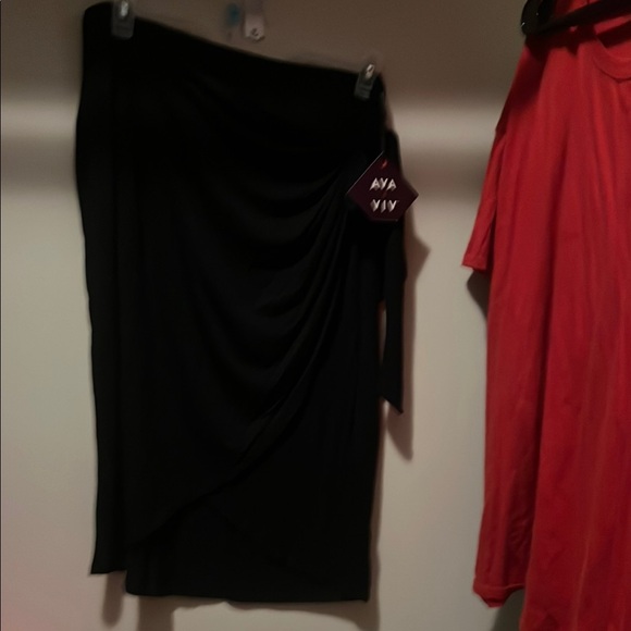 Ava & Viv Dresses & Skirts - Black Draped Skirt